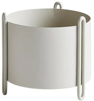 Woud Pidestall Potteplante Liten Grå